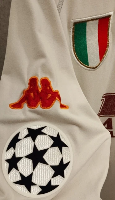 maglia calcio vintage AS Roma TOTTI scudetto 2001 2002 INA ASSITALIA X