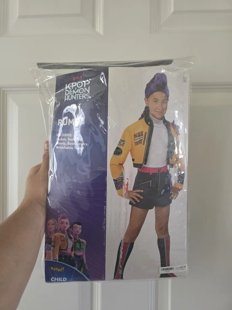 Spirit Costumes Rumi SPIRIT HALLOWEEN KPOP Demon Hunters Kids Rumi Costume XL 14-16 IN HAND ...