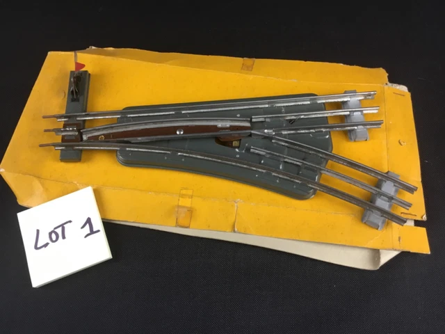 Aiguillage électrique Droit HO JEP ADE 6612 (V5) - Époque 3 (1946-1970) - Commande Analogique CC - Occasion