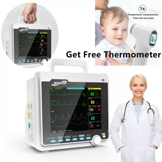 ICU-Patientenmonitor CMS6000 Vital Signs Monitor 6 Parameter, 1 Thermometer