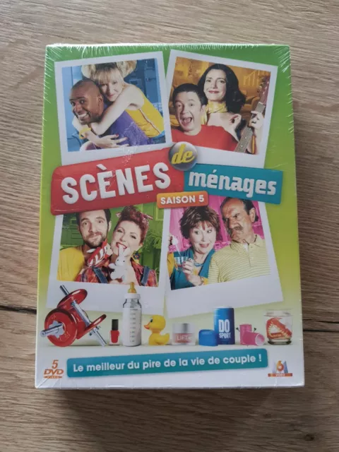 coffret 5 DVD, scènes de ménages saison 5, neuf sous blister