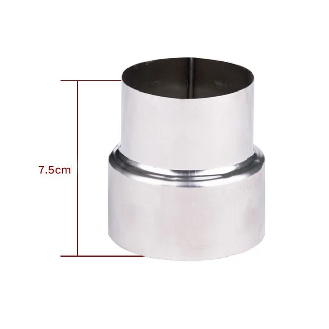Acier Inoxydable Conduit Doublure Réducteur / Tubulure Connecteur Cheminée 2
