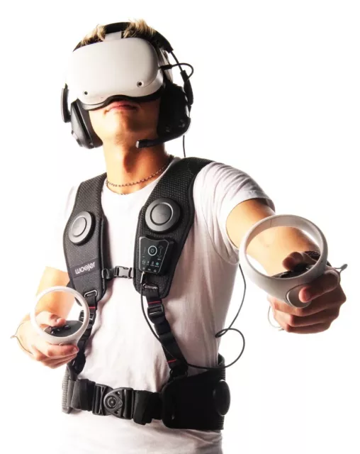 Woojer VEST 3 Haptic Feedback VR Metaverse Strap Full Body Bass Monitoring New 3