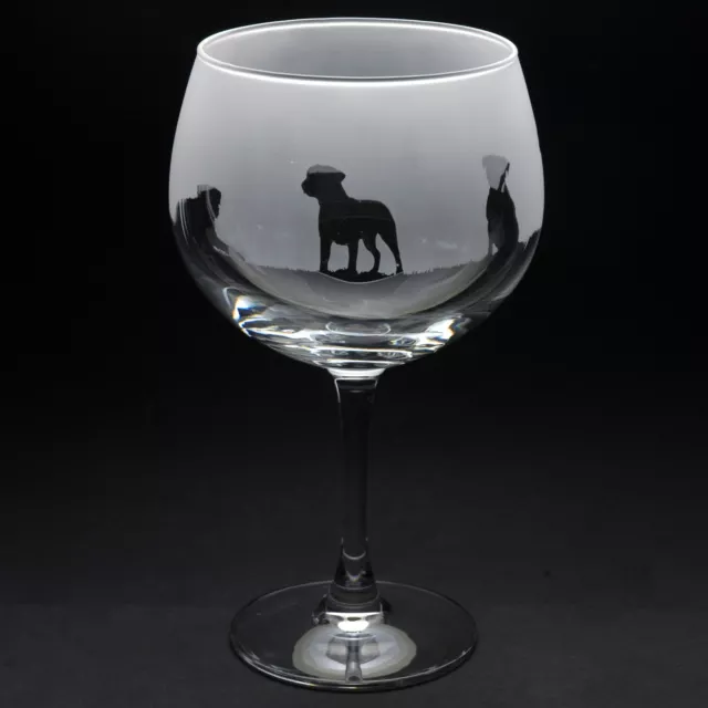 Border Terrier | Dog Gin Glass | Engraved | Gift - Present