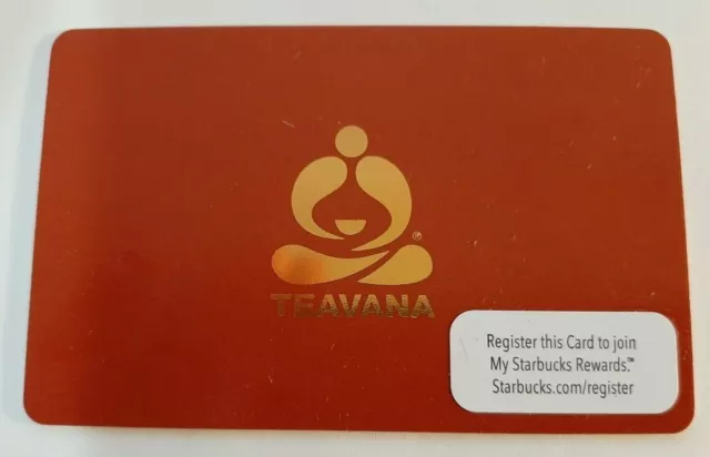 Teavana 2013 Starbucks Gift Card Series 6097                                 (T)