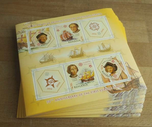 2005 Rumänien; 100 Blocks Kolumbus, Bl. 360, postfrisch/MNH, ME 2500,-