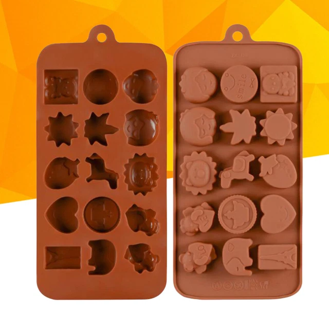 15 Cavity Bakeware Silicone Baking Molds Cookie Pudding Mold Cupcake Decorate