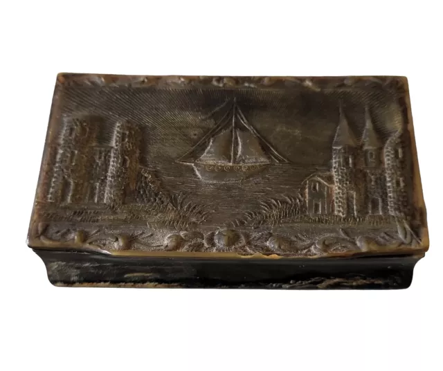 ancienne Boite A Priser Tabatiere 19ème Snuff Box