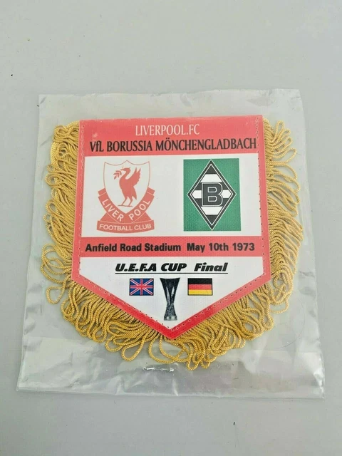 Fanion Football Vintage - Liverpool FC Vs Borussia Mönchengladbach - Finale Coupe D'Europe 1977