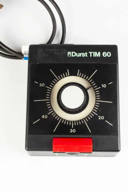Durst TIM60 Enlarger Timer.  1-60 Seconds Range.  NOT WORKING - Needs Repair.