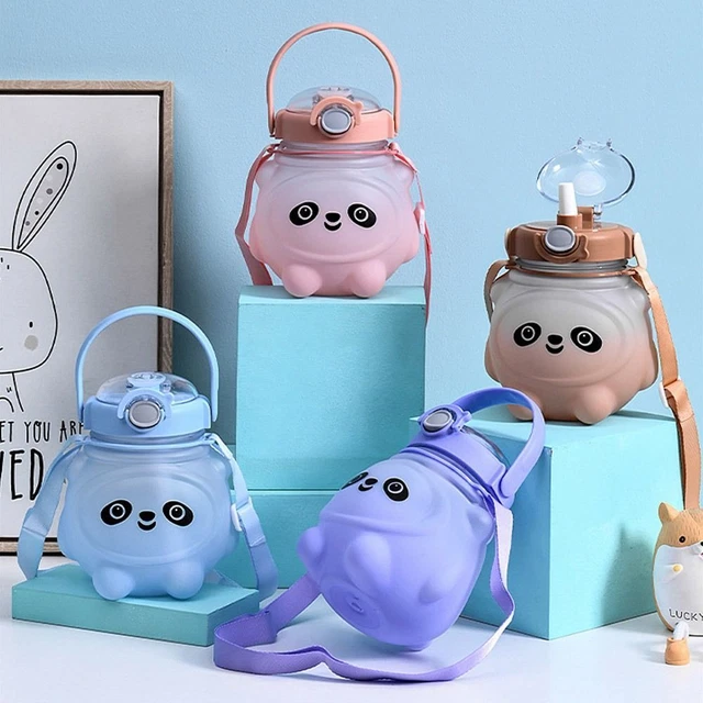 Bär Trink flasche für Kinder Kawaii Wasser flasche Großer Bauch becher