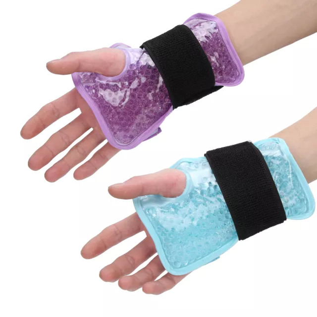 Wrist Ice Pack Wrap Hot and Cold Therapy Gel Pain Relief Injuries Arthritis