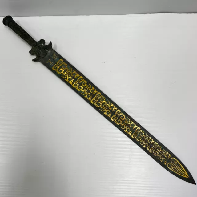 Unique Ancient Roman Bronze 18K Gold Work on Sword 🗡Excellent Sword 200BC 60CM