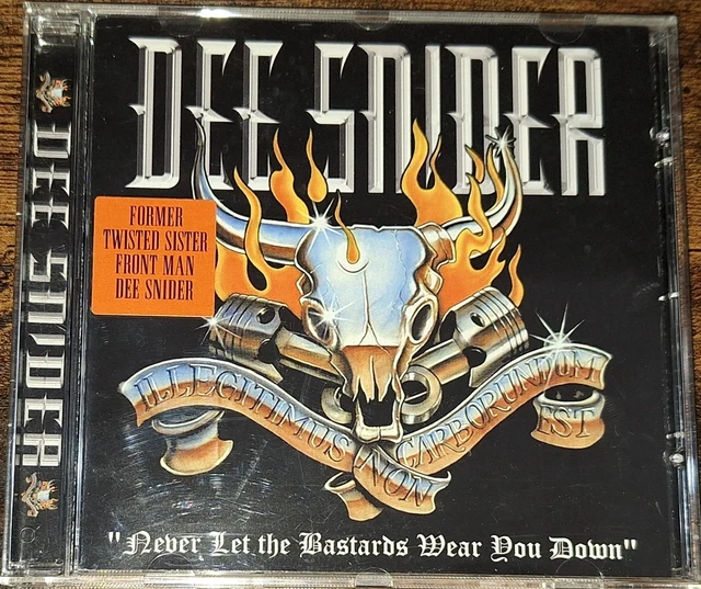 希少！DEE SNIDER / Never Let the Bastards〜 Snider, Dee - Never Let the Bastards Wear You Down - Amazon