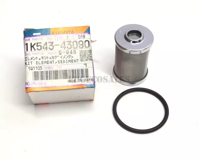 1K54343090 Water Separator Filter Fits Kubota "KX251 Series" Excavator