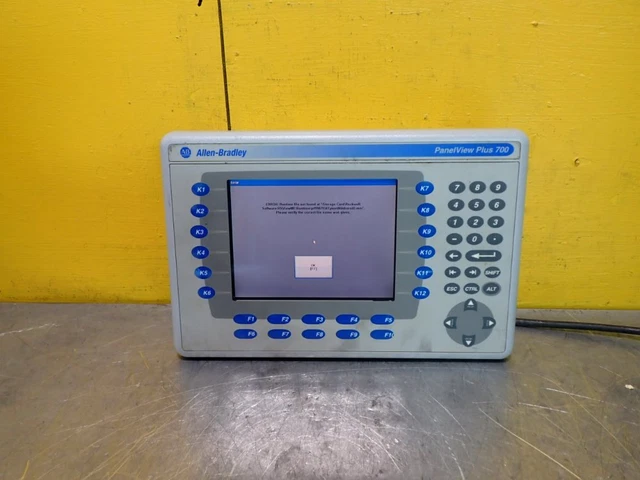 Euc-Allen-Bradley 2711P-Rp1 Panelview Interface.