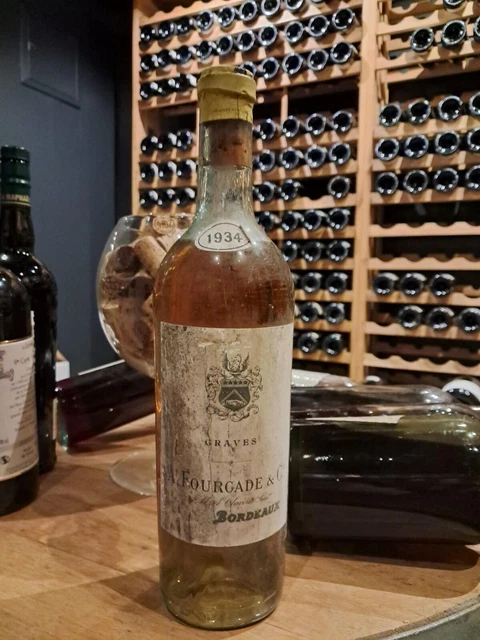 Bordeaux Blanc Graves A. Fourcade & Co 1934