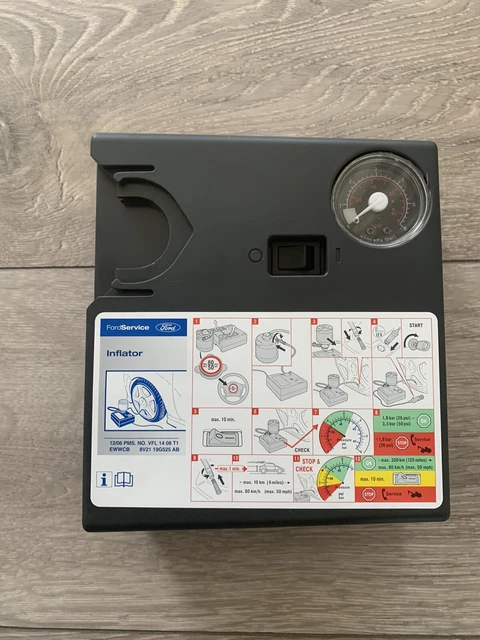 GENUINE FORD TYRE Puncture Repair Compressor Inflator Mobility Pump £20 ...