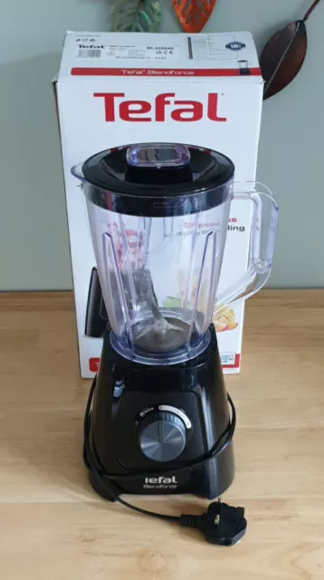 Tefal BL420840 Jug Blender with 2 Speeds Blendforce II 1.5L 600w Black Boxed