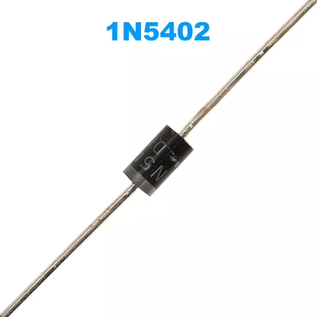 1N5402 Diodo Raddrizzatore 3A 200V- Set Da 10 Pezzi