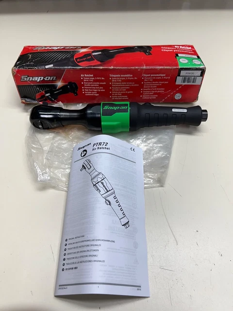 NEW Snap On Tools PTR72G (GREEN) 3/8" Drive Super-Duty Air Ratchet NICE