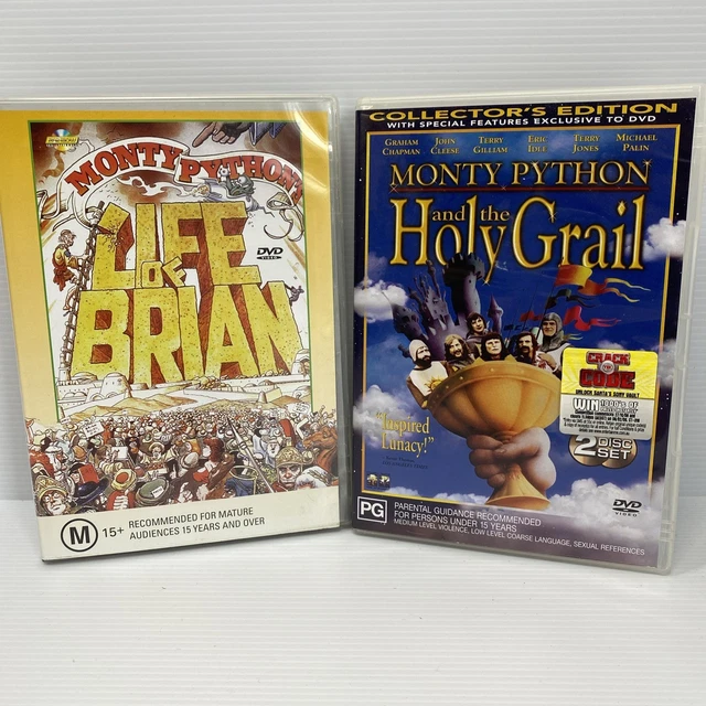 MONTY PYTHON DVD Bundle x2 -and the Holy Grail - Life of Brian ...
