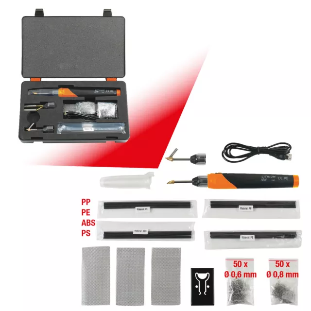 Kit de réparation de batterie plastique KS TOOLS 134 pièces 150 1010