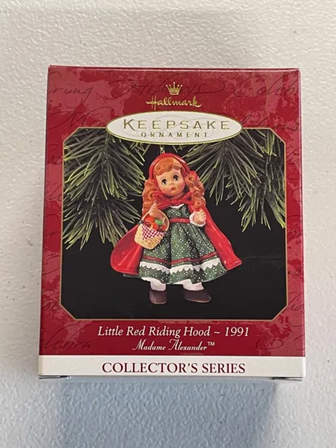 Little Red Riding Hood Madame Alexander Hallmark Keepsake Ornament New 1991 H1