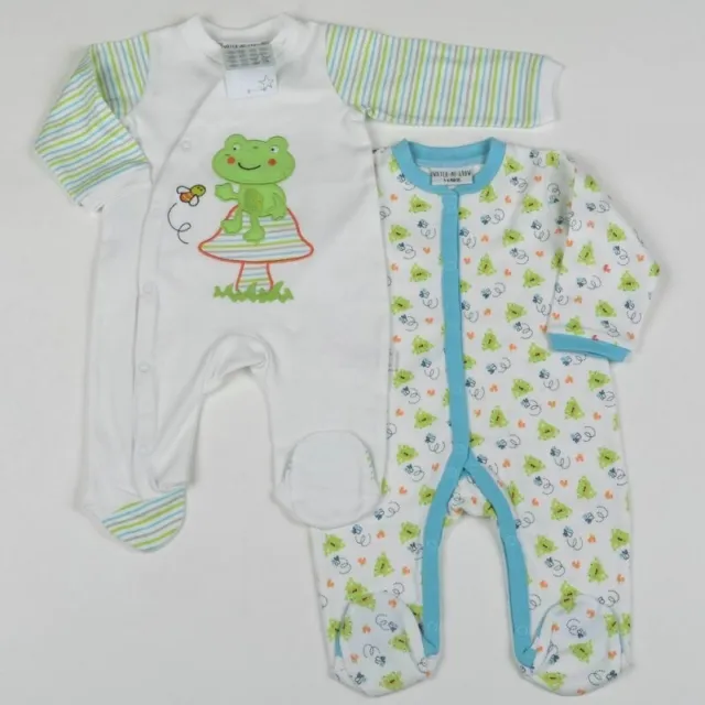 Watch Me Grow Baby Boy Girl Unisex.2 pack Sleepsuits. 0-9 months. NEW
