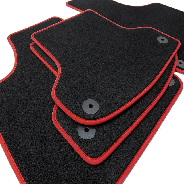Tapis De Sol Sur Mesure Pour Seat Ibiza 6L (2001-2008) - Antidérapant, Talonnette Renforcée, Fixation Velcro