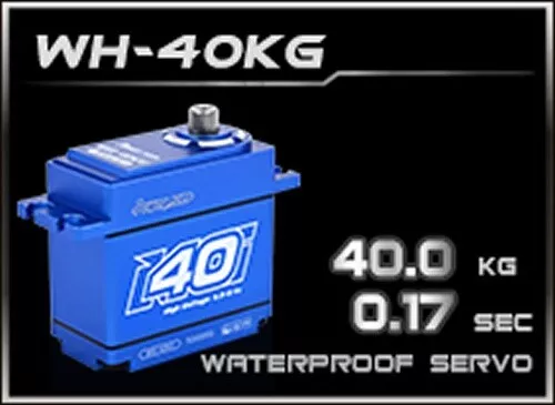 Power-HD Digital Servo WH-40KG wasserdicht  -29,0kg- (6,0-8,4V) (2119.032)