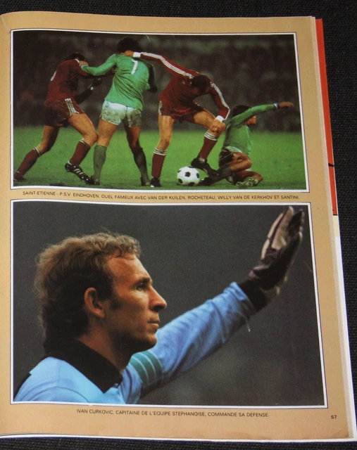 Programme Match ASSE - PSV Eindhoven - Coupe UEFA 1979 - Rare