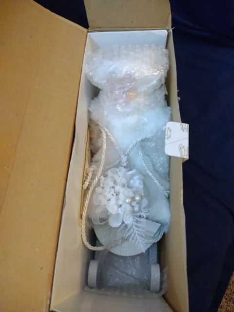 Heritage Signature Collection Porcelain Doll In Sleigh Winter Baby 80015 Decor