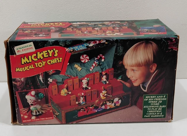 DISNEY MR. CHRISTMAS Mickey's Musical Toy Chest Caja de Música