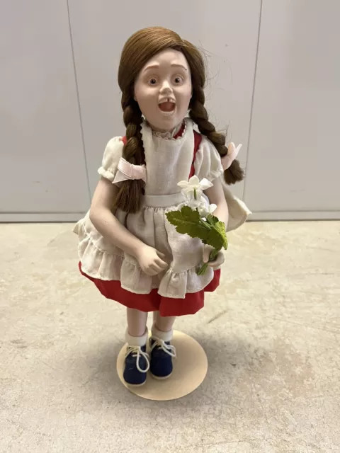 Norman Rockwell Bisque Porcelain Hand Painted Doll Check Up Young Ladies Series
