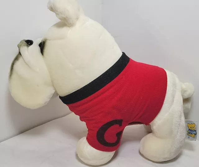 Vintage 1984 10" Tall Georgia Bulldogs UGA 4 NCAA Mascot Plush Dog Toy by Dakin