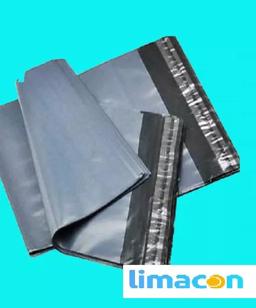 400 GREY MAILING BAGS POLYTHENE POSTAL SELF SEAL BAGS 6" x 9"  152 x 229mm