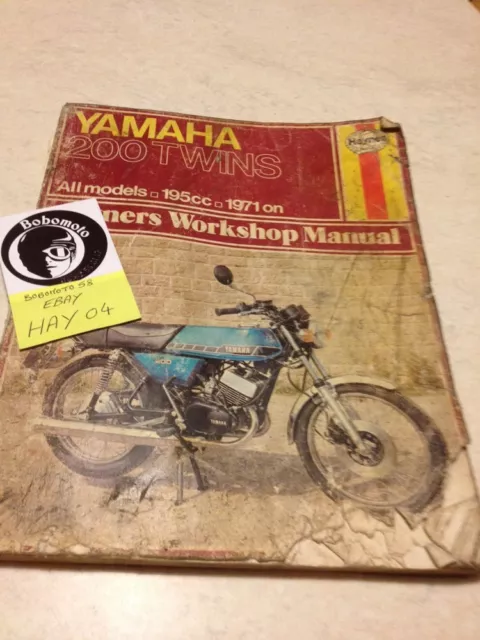 Haynes Manual Yamaha Ycs 3E 5E Rd 200 Dx Owners Workshop Manual Review Tecnical