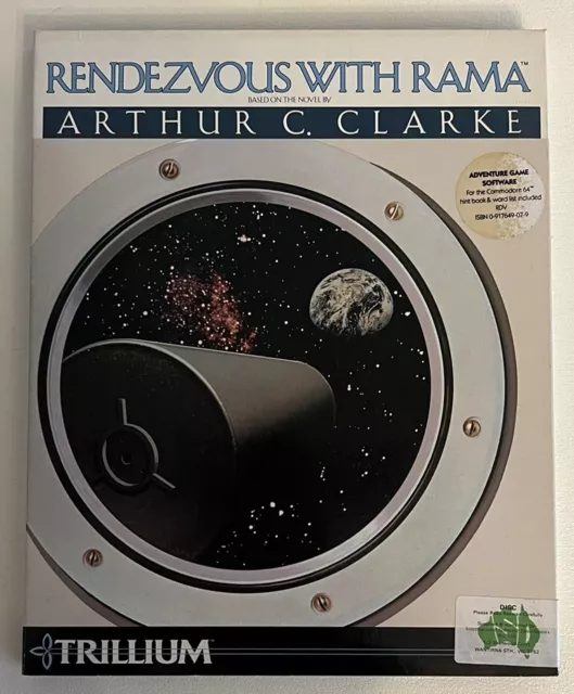 COMMODORE 64/128 -- RENDEZVOUS WITH RAMA (TELARIUM - 5.25" Floppy DISK) As New