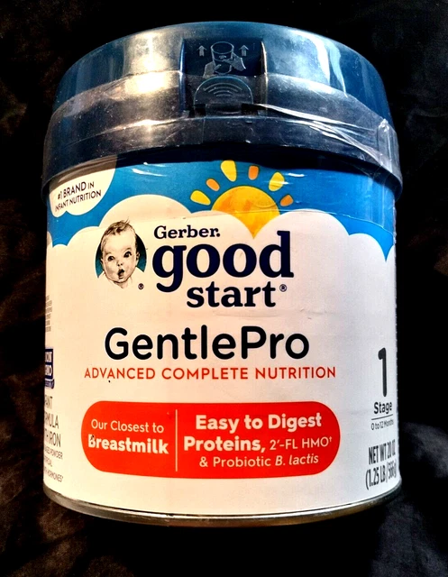 GERBER GOOD START..GENTLEPRO..COMPLETE NUTRITION with IRON and PROBIOTICS..DEC23
