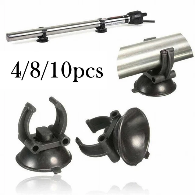 4/8/10x Aquarium Fish Tank Suction Cups Sucker Clips Holder for Heater Pump Tube
