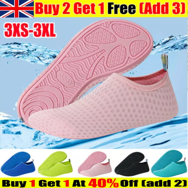 Beach Quick-Dry Swim Barefoot Water Shoes Mens.Womens Aqua.Shoes Surf Socks Size