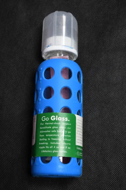 Lifefactory 250 ml manicotto in silicone per bottiglie per bambini in vetro 2
