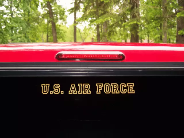 US AIR FORCE Decal Military racing USAF S01