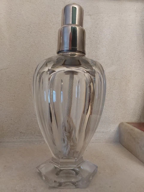 Lampe Berger Ancienne En Verre Diamètre 10cm – à Réparer (pièces Détachées)