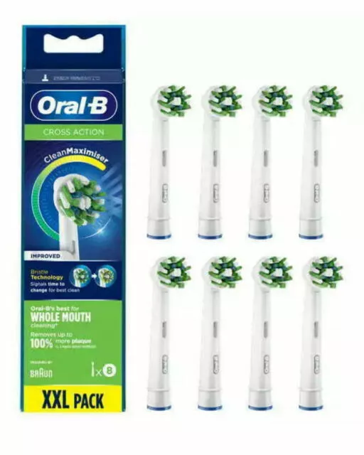 Cabezales de cepillo de dientes Oral-B CrossAction - paquete de 8