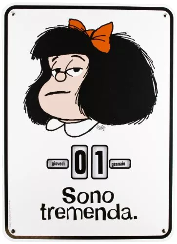 9788862123549 Mafalda. Sono Tremenda. Calendario - Vv. Aa