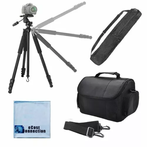 80" Professional Camera Travel Tripod Stand+ Carrying Case For Nikon Canon DSLR