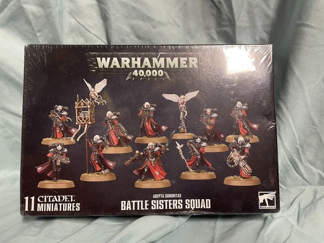 Warhammer 40k – Adepta Sororitas Palatino, Kit In Plastica Da 10 Componenti, Base 32 Mm, Multicolore, Per Collezionisti E Giocatori Di Wargame