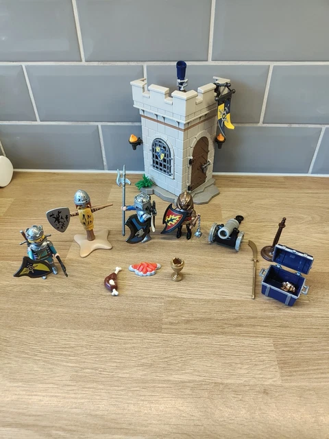 Playmobil lot de 5 barbes pour château chevalier western cowboy viking
